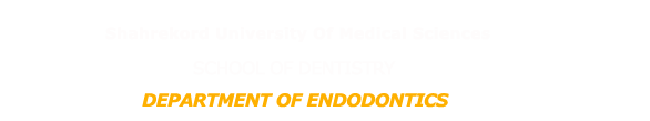 Department of Endodontics