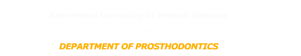 Department of Prosthodontics