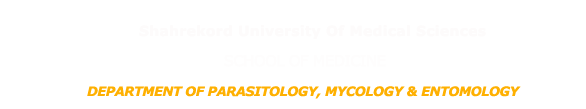 Department of Parasitology-Mycology- Entomology